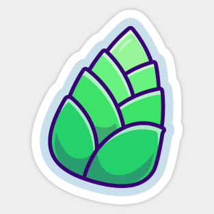 Artichoke Vegetable Cartoon Sticker